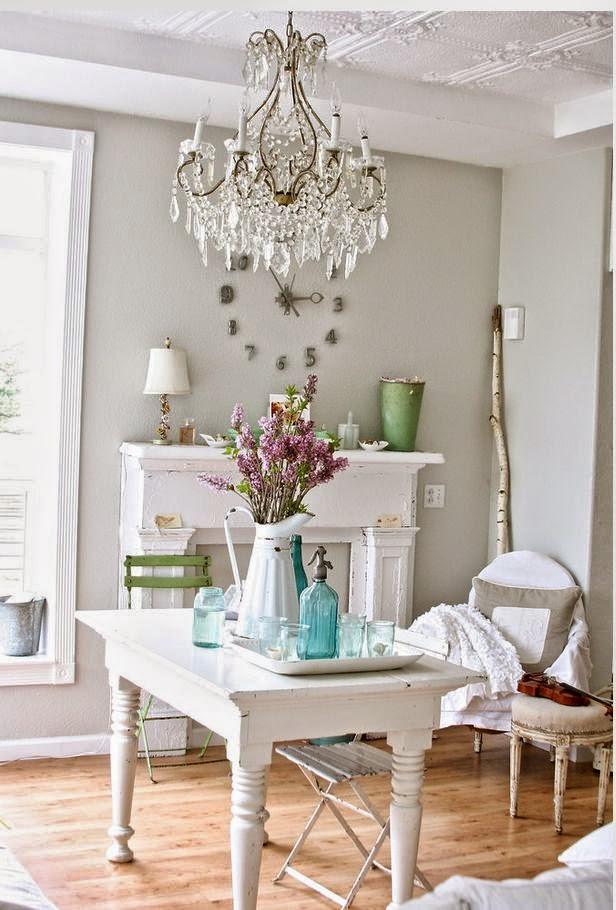 25 Shabby-Chic Style Dining Room Design Ideas - Decoration Love