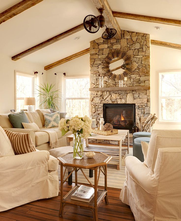 25 Farmhouse Living Room Design Ideas - Decoration Love
