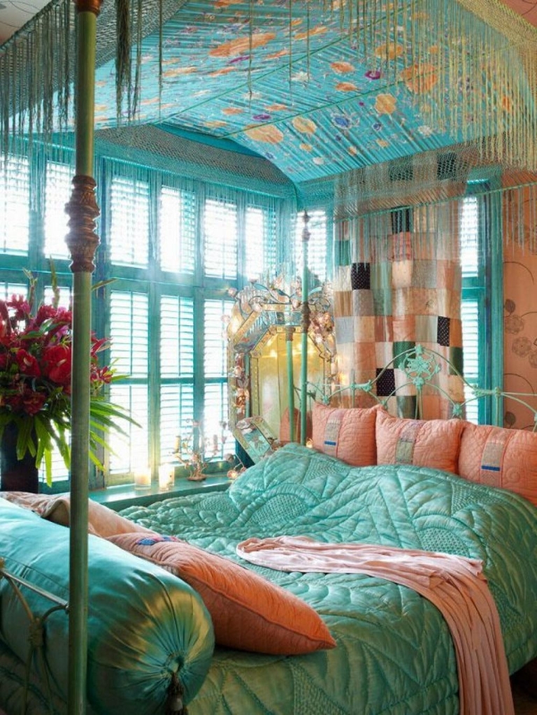 bedroom beach decor bohemian designs boho decoration interior bed