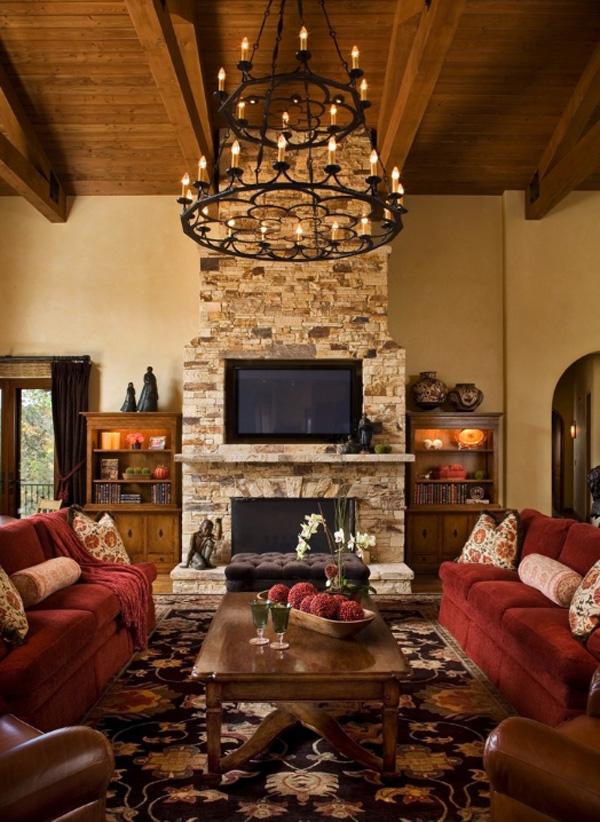 35 Gorgeous Rustic Living Room Design Ideas - Decoration Love