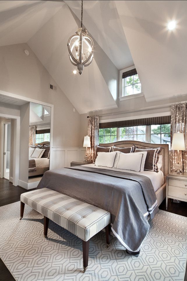 bedroom ceiling vaulted farrow ball master paint warm bedrooms cape cod ceilings colors cornforth decor estate comfortable neutral inspiration dream