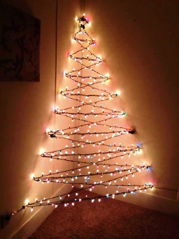 25 Christmas Lights Decorations On Walls - Decoration Love