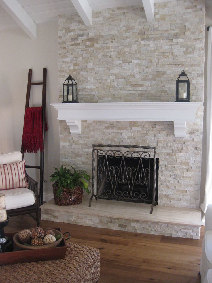 25 Painted Brick Fireplaces in the Living Room