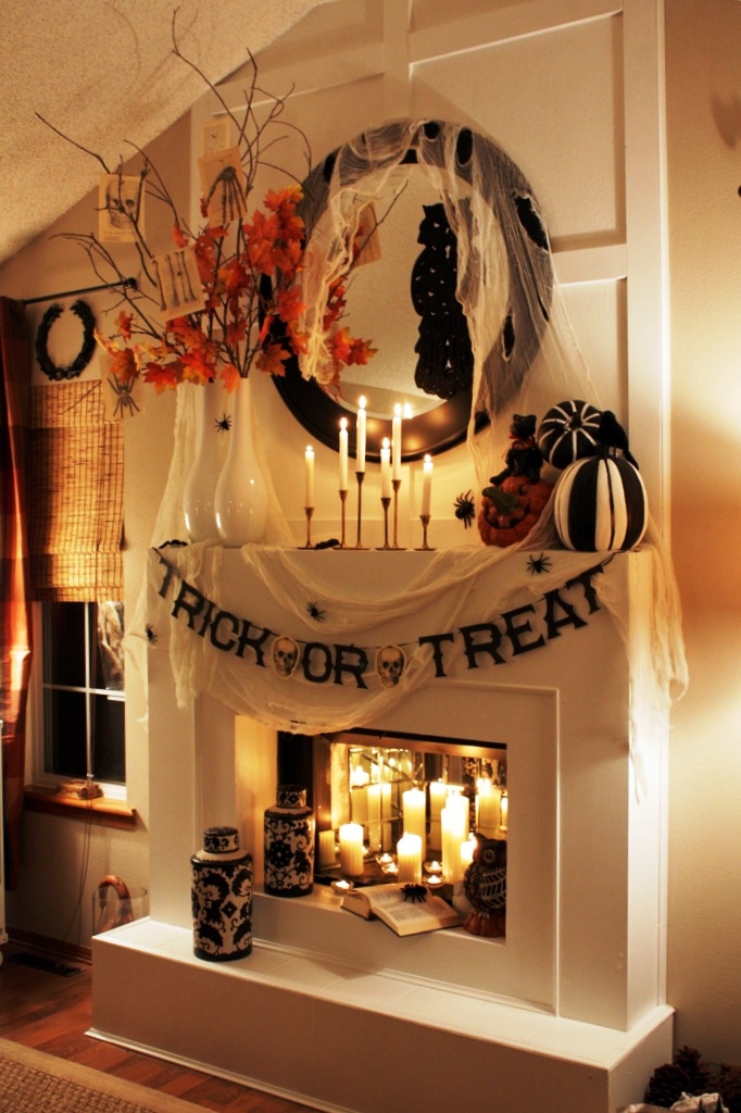 21 Fireplace Halloween Decorations Ideas Decoration Love