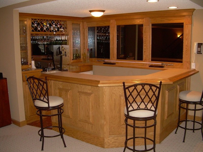 corner bar dining room ideas