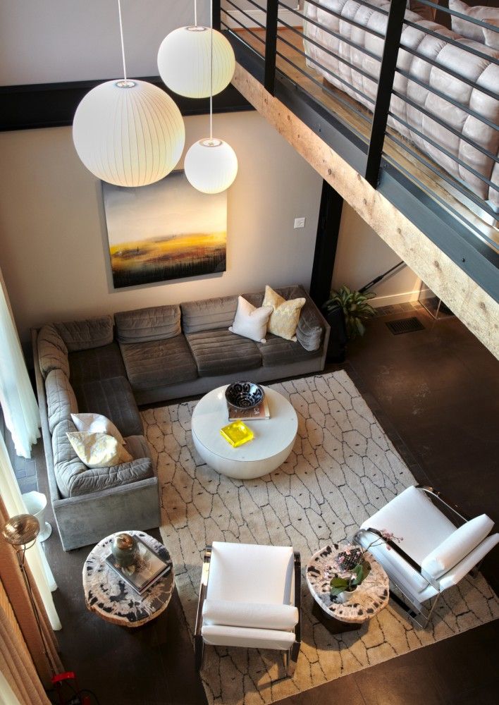 27 Awesome Loft Living Room Design Ideas - Decoration Love