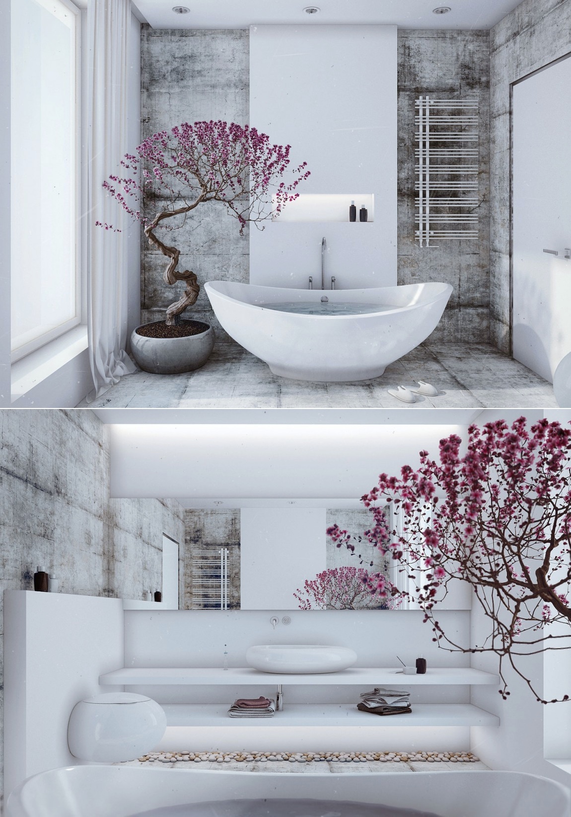 25 Peaceful Zen Bathroom Design Ideas - Decoration Love