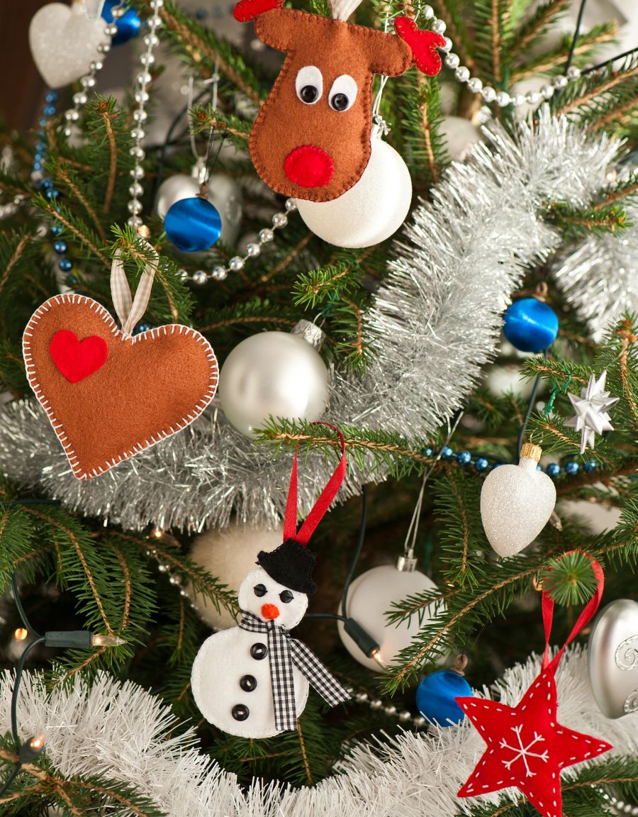 40 Fabric Christmas Tree Decorations Ideas  Decoration Love