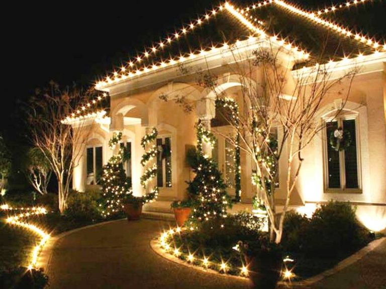 25 Outdoor Christmas Lights Decorations Ideas - Decoration Love