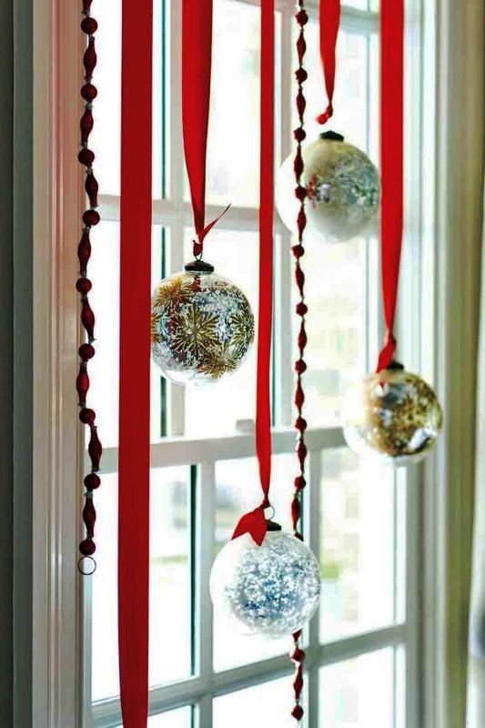 Image result for christmas ornament on windows