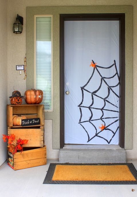 29. Spider web door