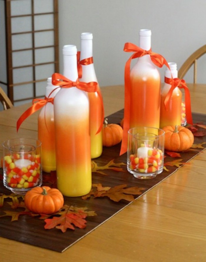6 - Decorated Bottles for Halloween