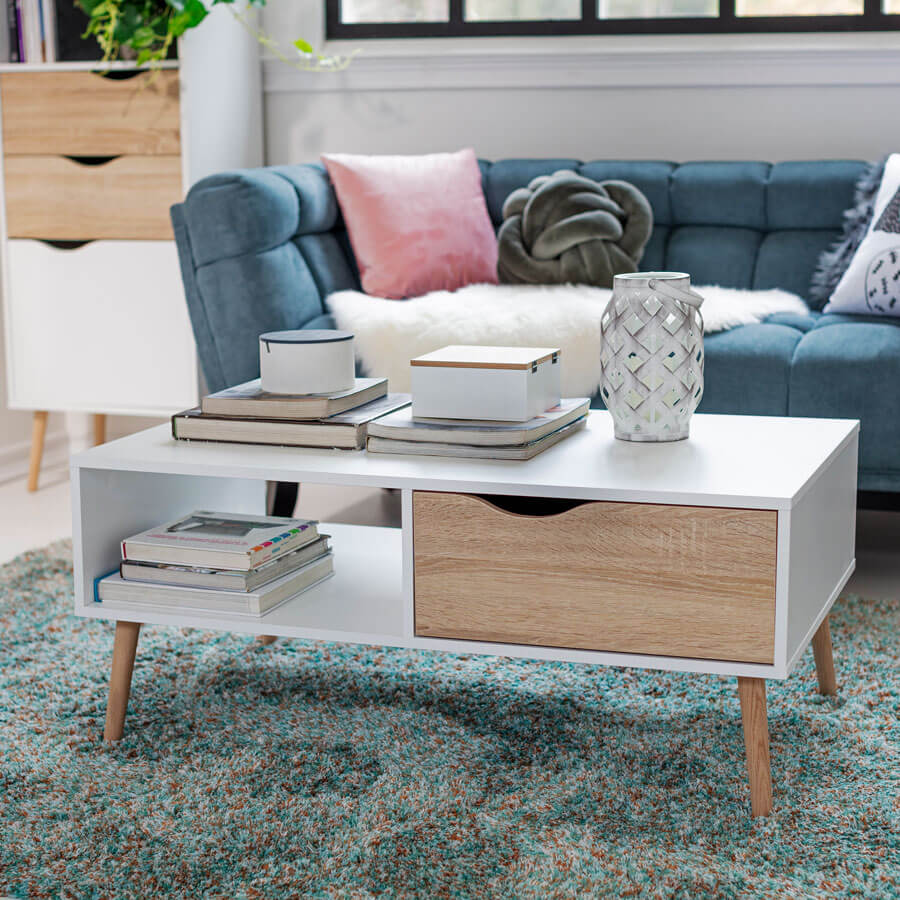 Coffee Tables With Double Base