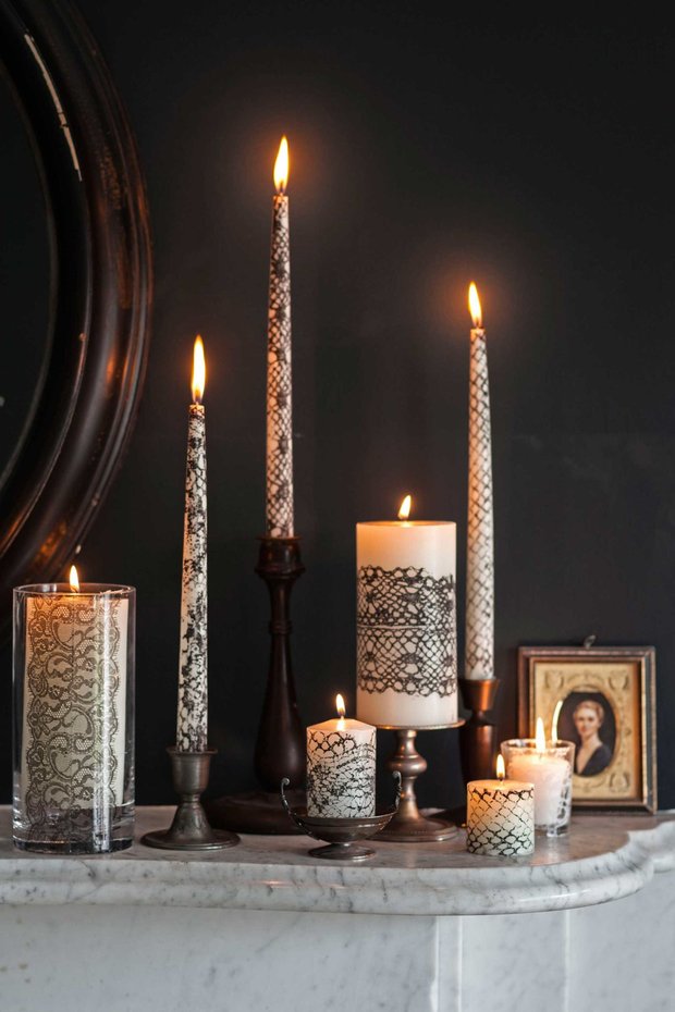 Gothic candles