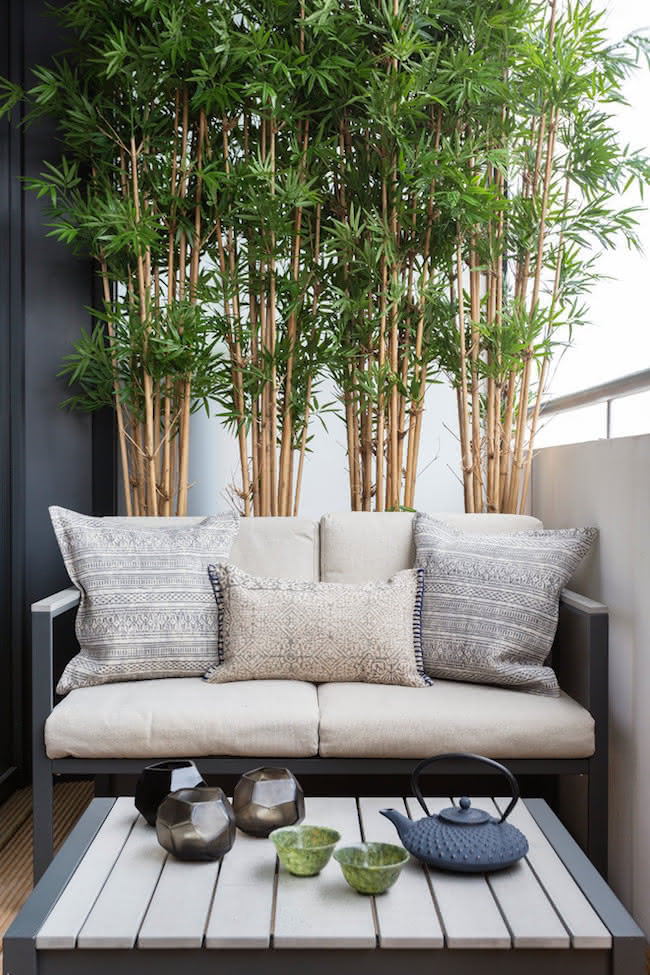 11. Comfortable furniture and bamboo