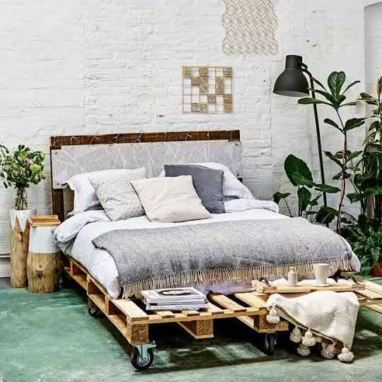 29. Pallet bed