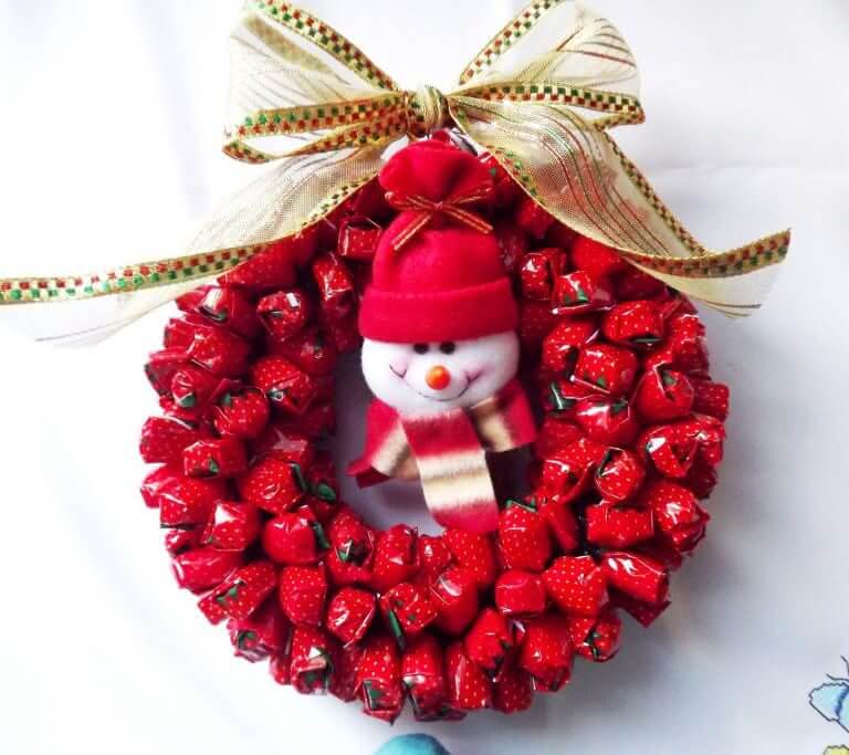3. Wreath of candy