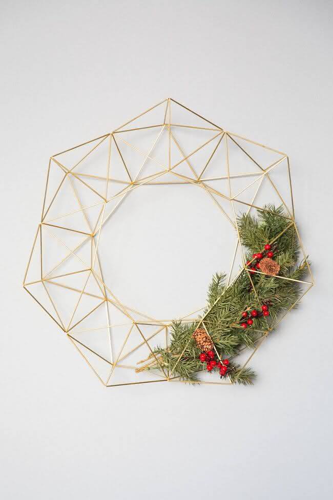 36. Geometric wreath