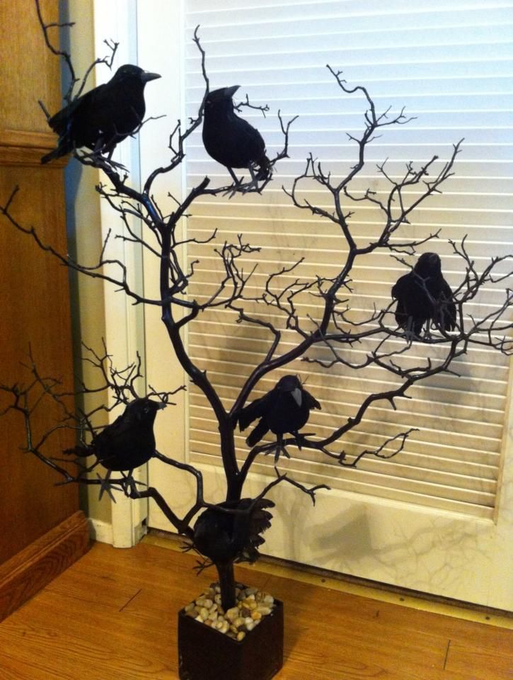 37. Gloomy tree with crows