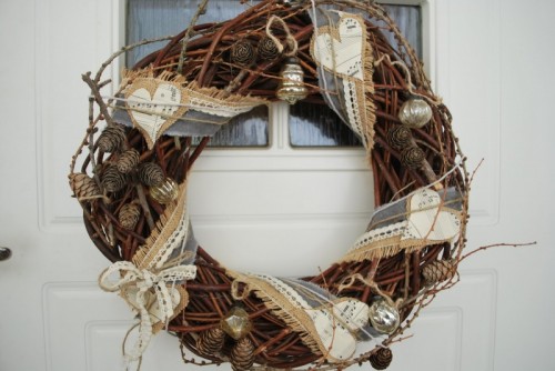 8. Wreath with dry branches