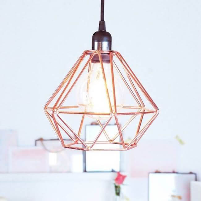 Industrial luminaires made of copper