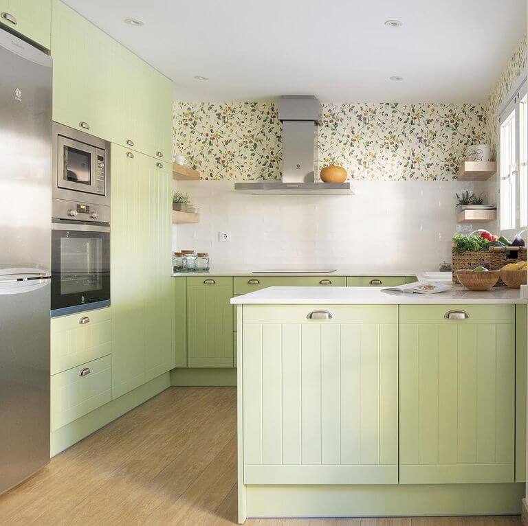 15 Gorgeous Green Kitchens Ideas for You - Decoration Love