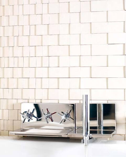 15. LOOK FOR MODERN ALTERNATIVES TO THE CLASSIC WHITE TILING