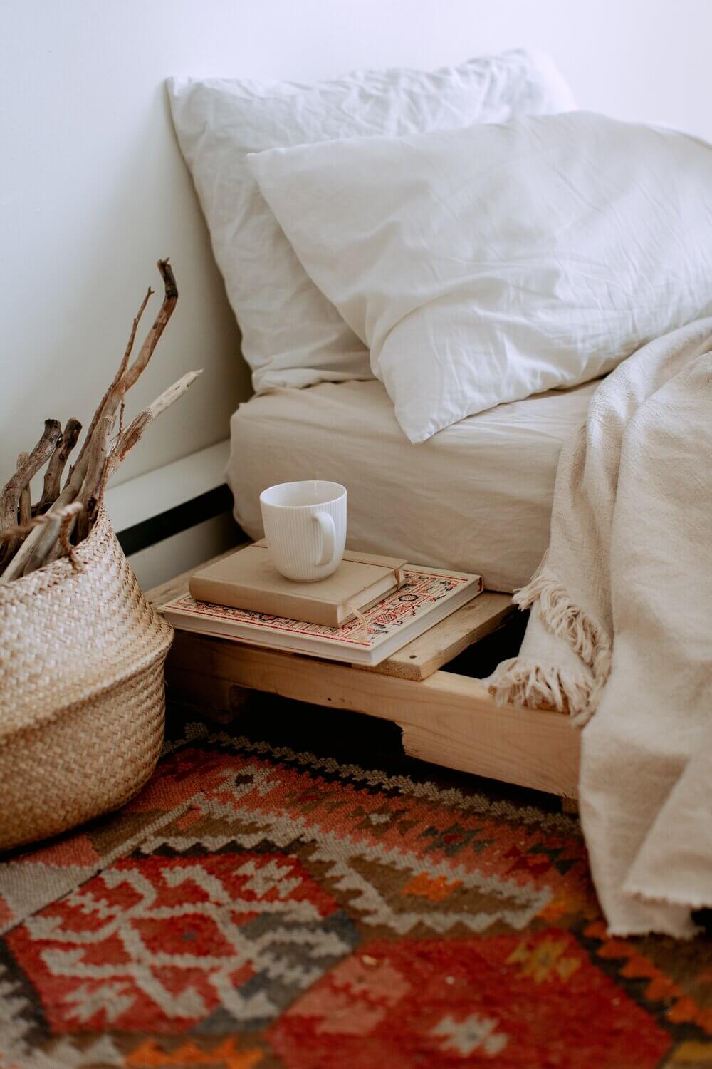 Bed with storage