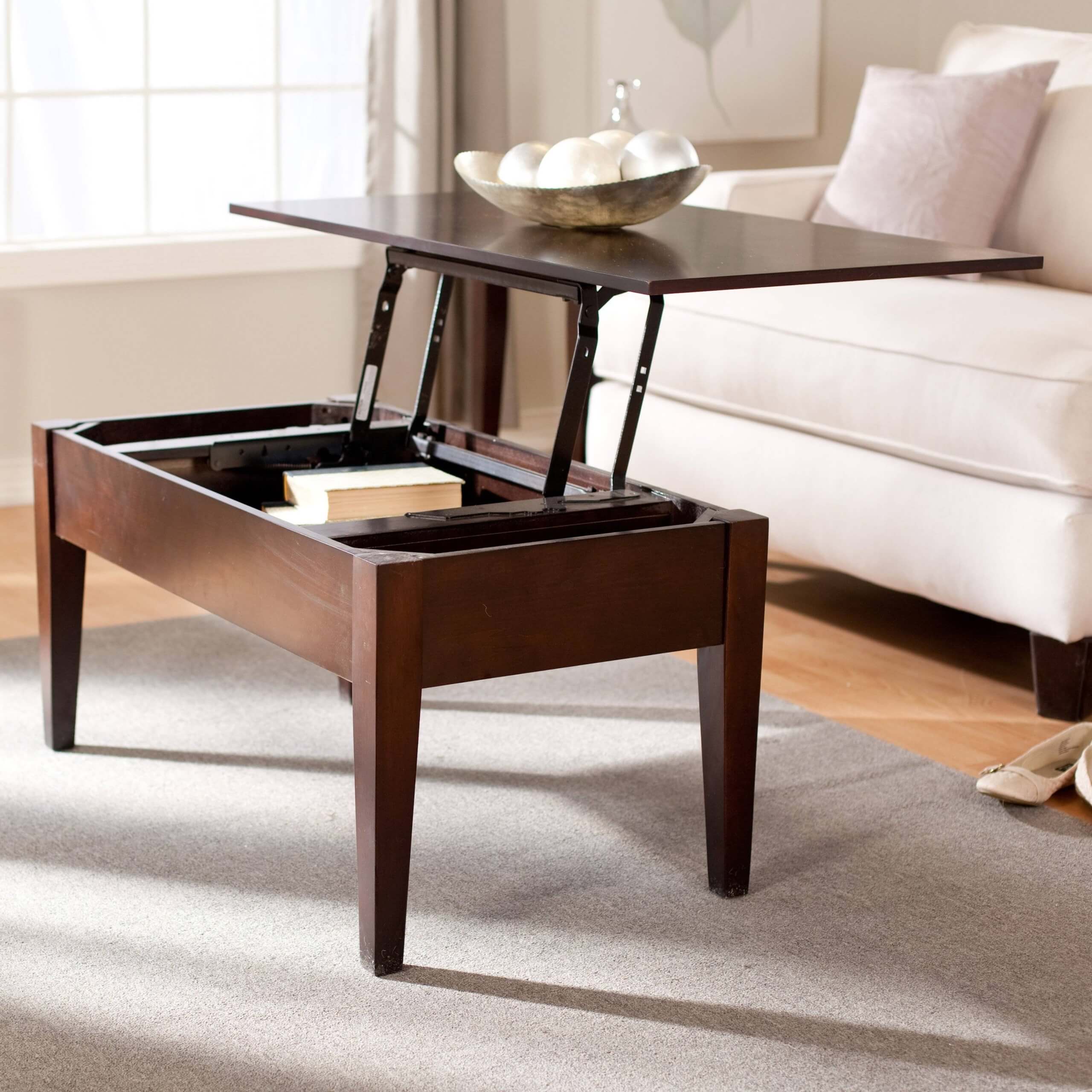 Coffee table that transforms