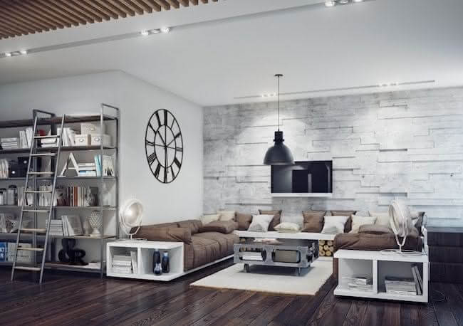 Industrial decor for living room 7
