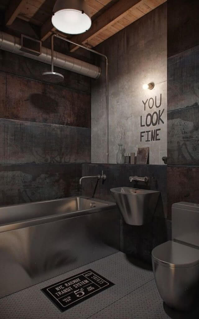 Industrial decoration for bathroom 6