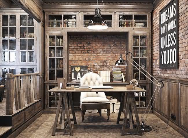 Industrial decoration for home office 7