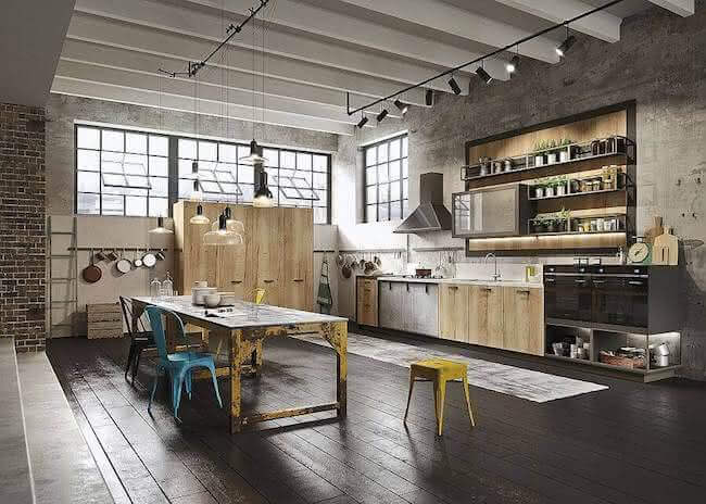 Industrial decoration for kitchen 3