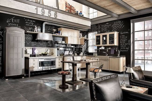 Industrial decoration for kitchen 7