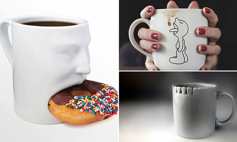 1- Creative and functional mugs
