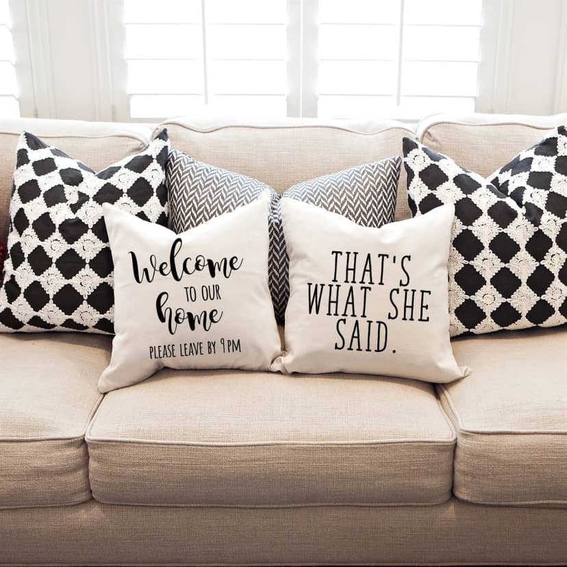 1 New pillow covers