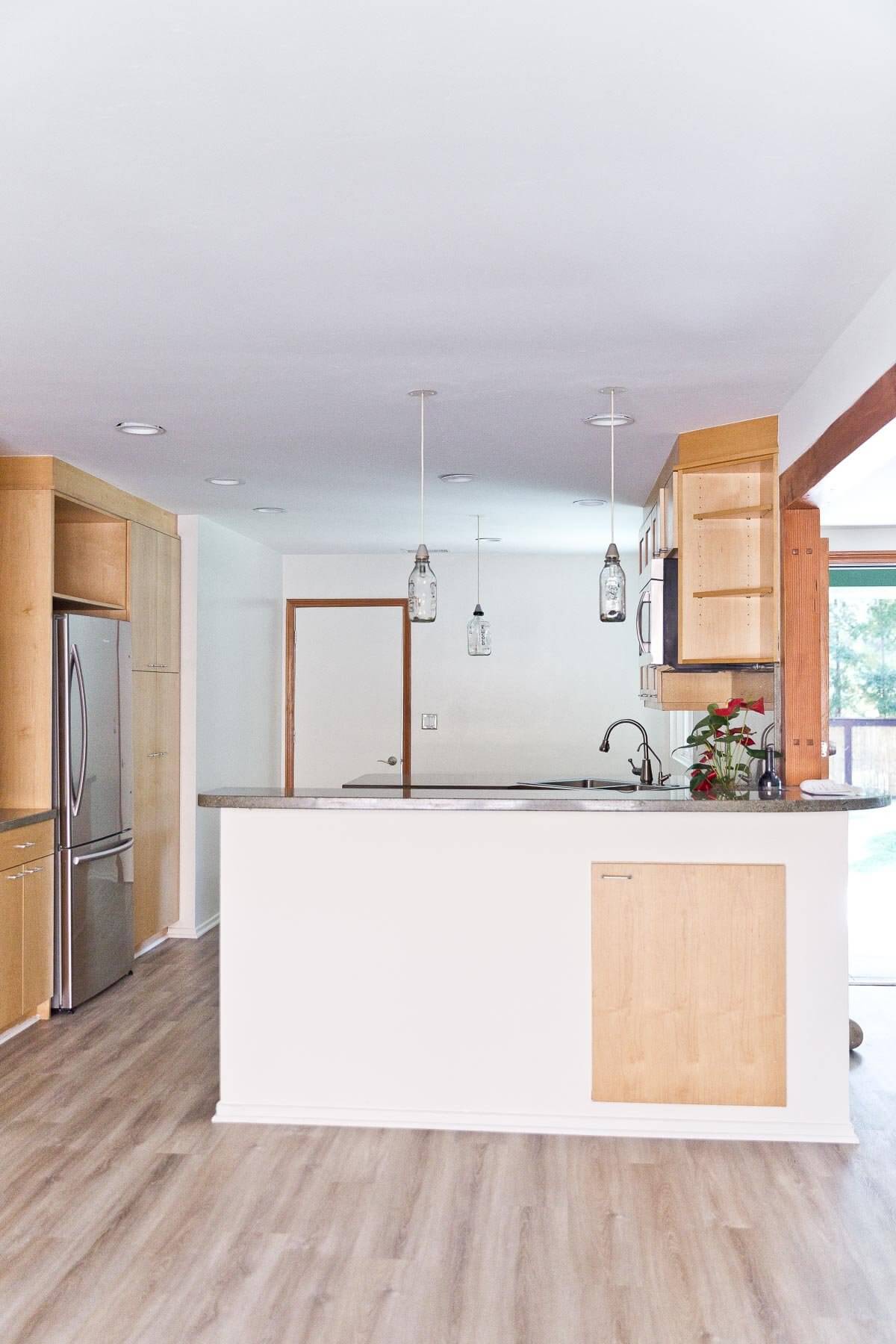 1- Start by taking an inventory of kitchen cabinets