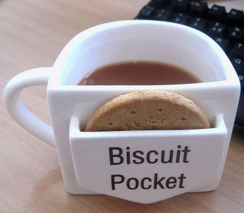 4- Mug with cookie pocket