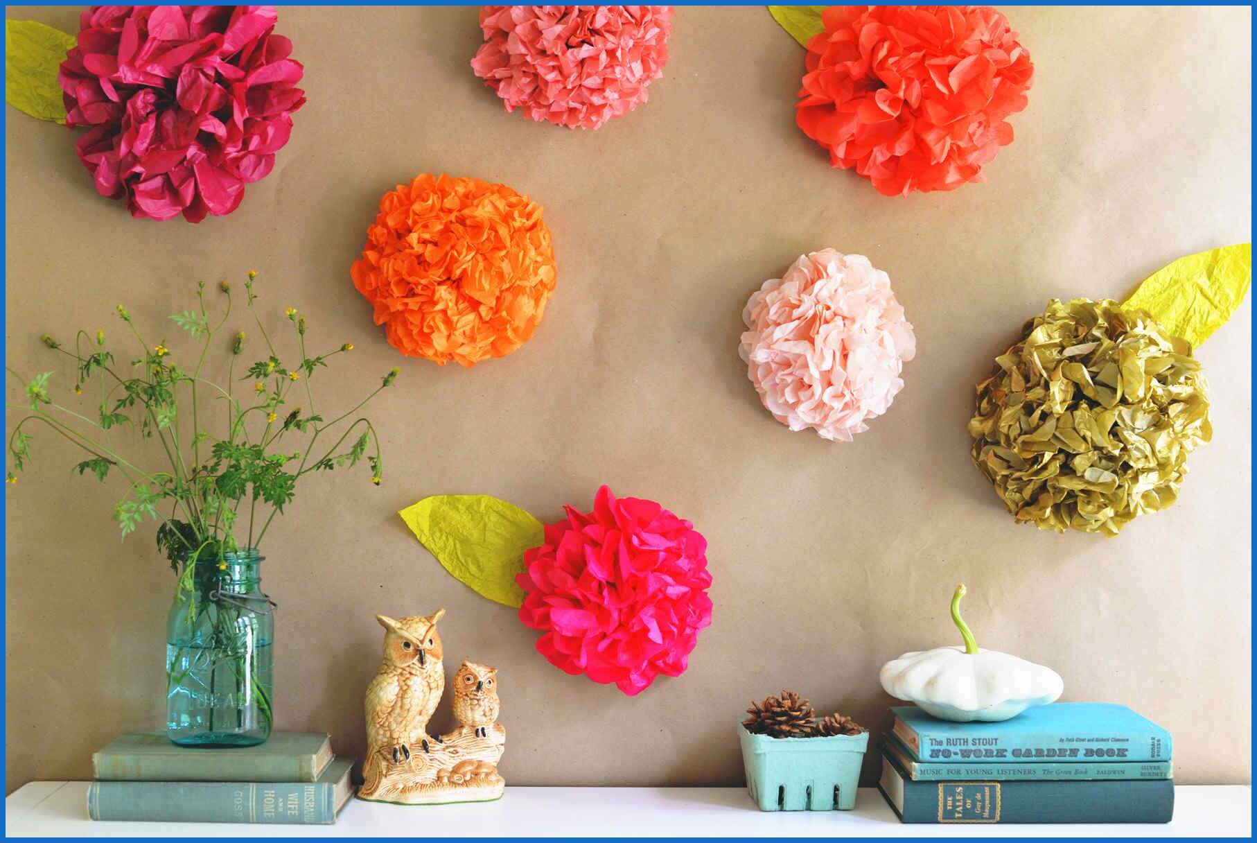 Decorate With Crepe Paper Flowers