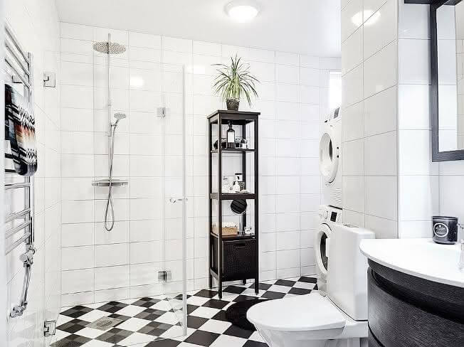 Scandinavian-style bathroom 1