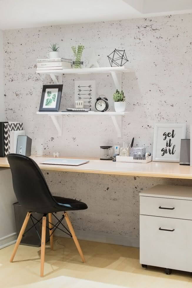 Scandinavian-style office