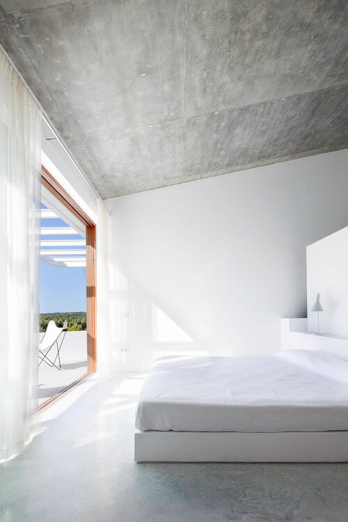 17- Bet on a minimalist bedroom in shades of gray