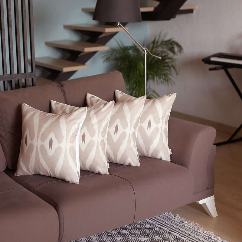 9. Furniture with pillows and decorations