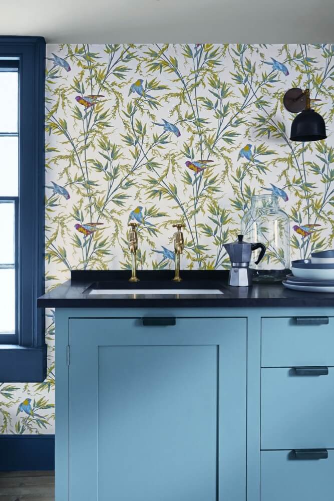 Washable wallpaper for the kitchen