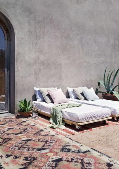 15- A riad-style terrace that favors idleness