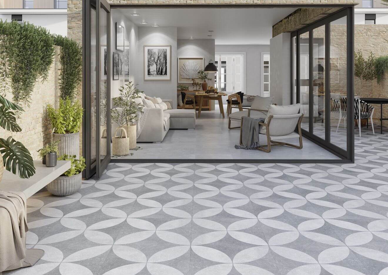 18- Tiling with Geometric Accents