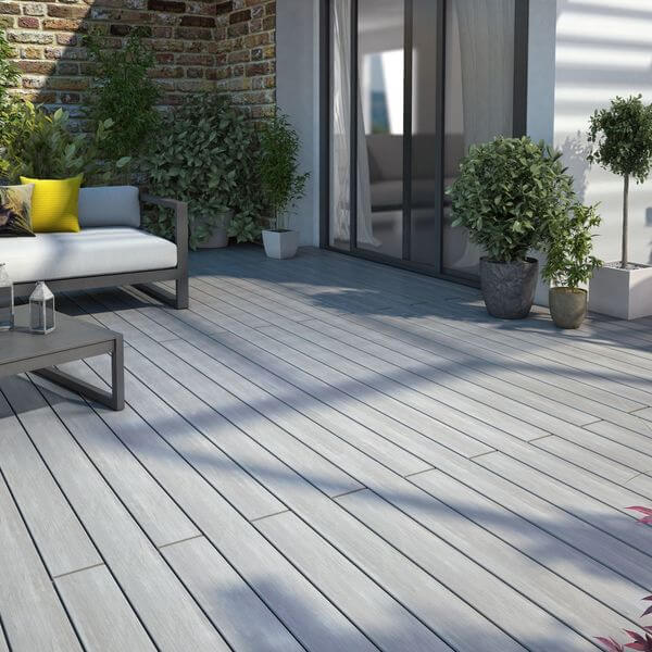 2- A raw-touch composite decking for an authentic look
