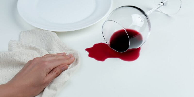2- Wine stains