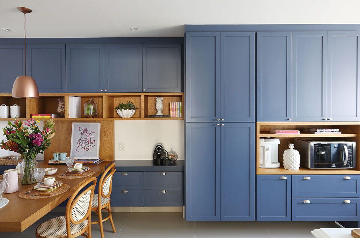 22. Light Blue Cabinets