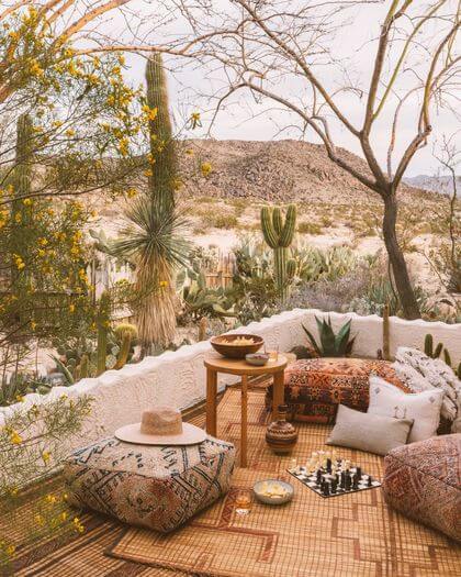 4- Nomadic spirit for this riad-style terrace